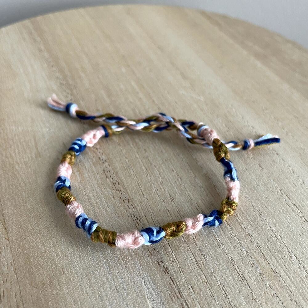 Bobbie Bracelet anklet trendy comfortable tie embroidery thread woven gift